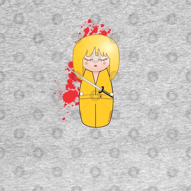 Kokeshi Beatrix of Kill Bill by Pendientera